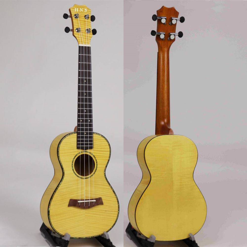 Flame maple matt finish ukulele