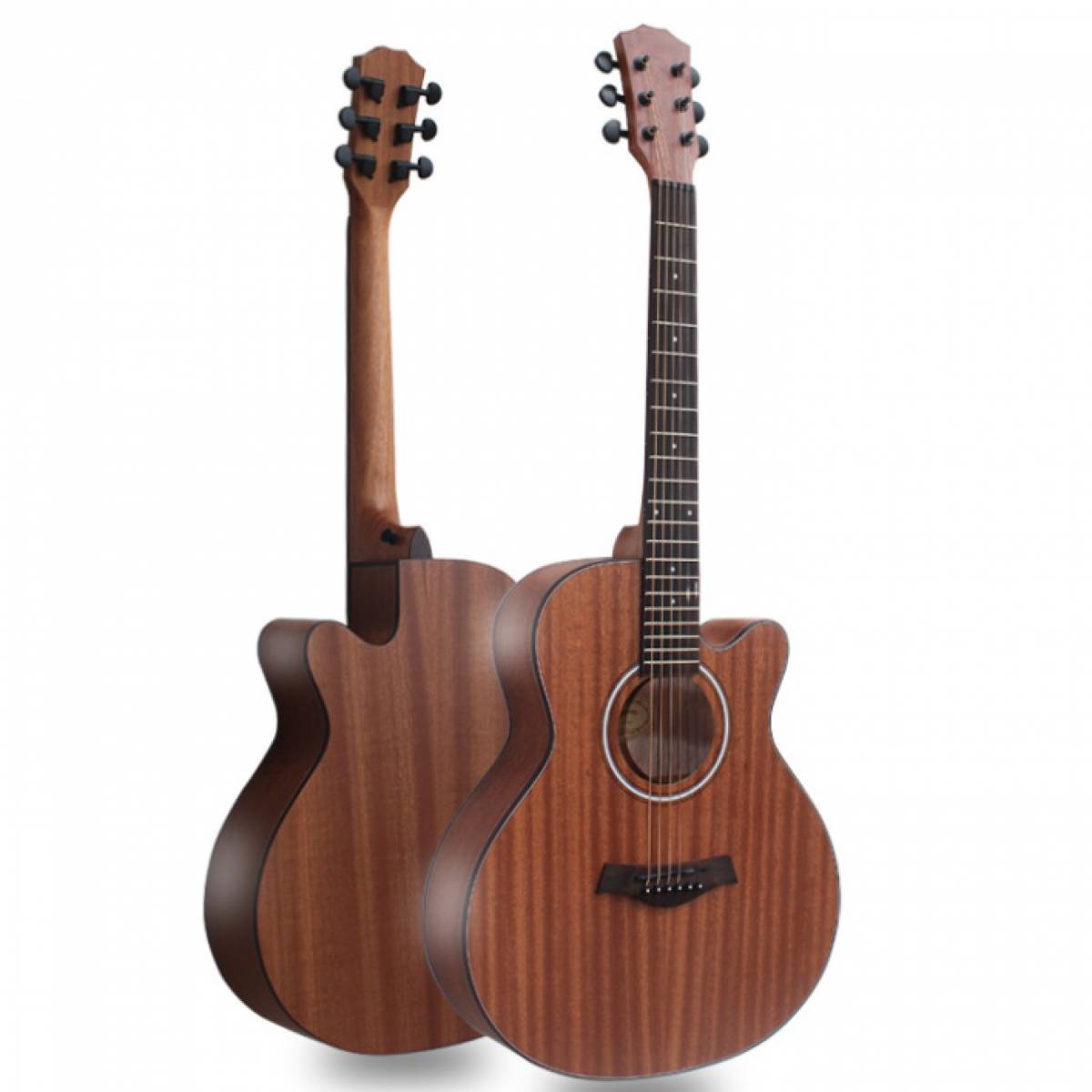 36 inch matt finish sapele acoustic guitar