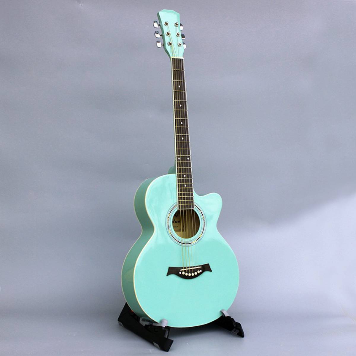 39 inch basswood acoustic guitar in gloss