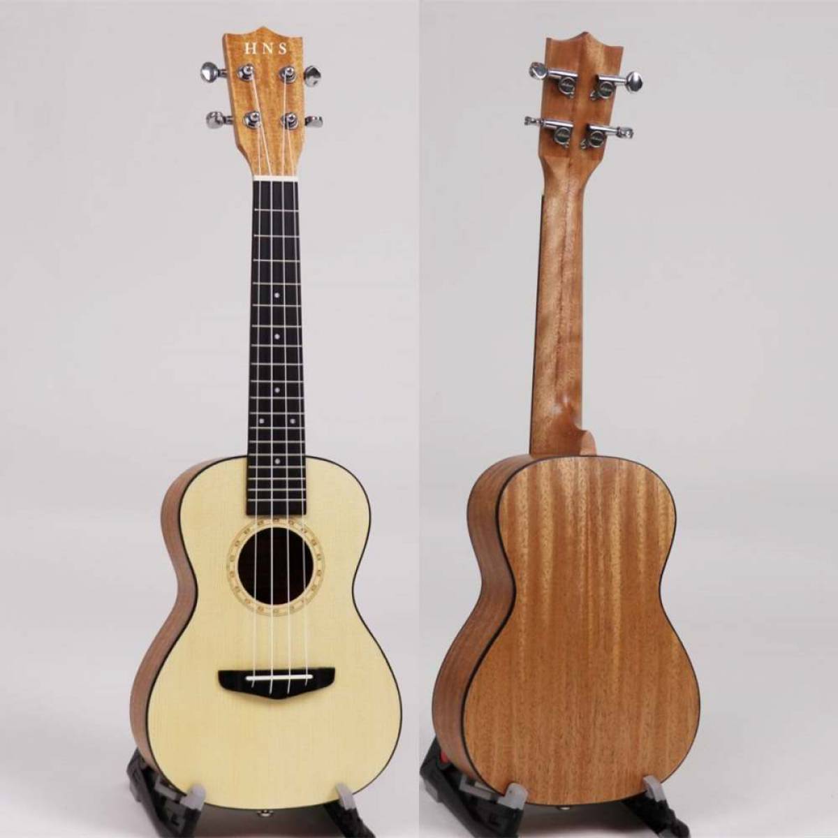 Spruce plywood ukulele in matt finish