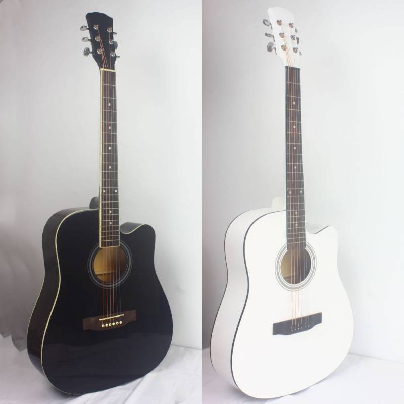 41 inch basswood acoustic guitar in gloss